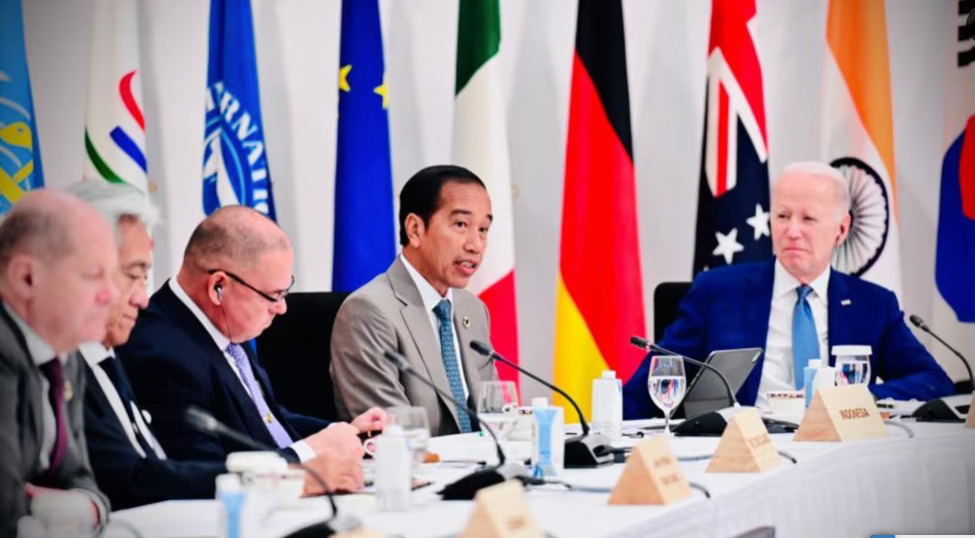 Jokowi Serukan Penghentian Kebijakan Diskriminatif dalam KTT G7