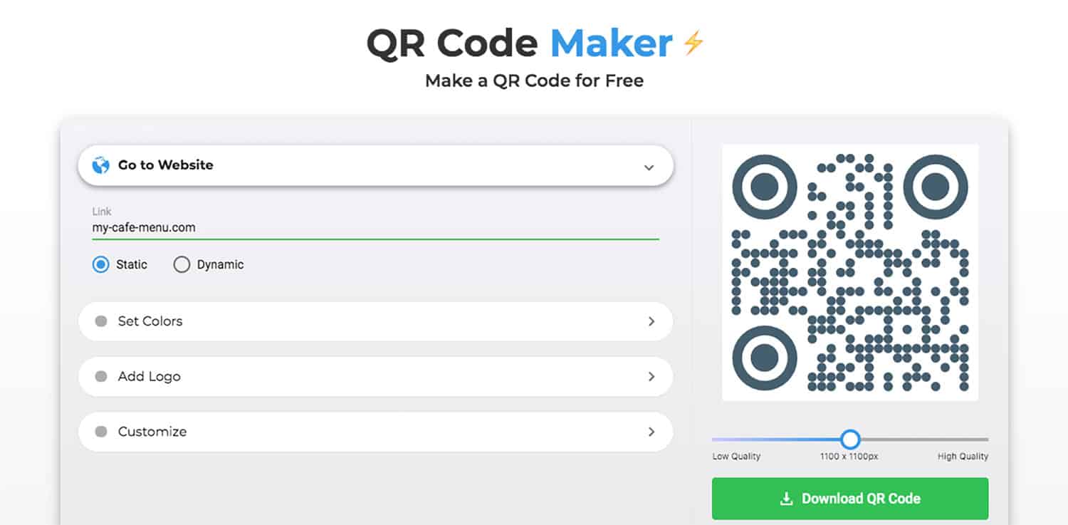 Website Generate QR Code Gratis