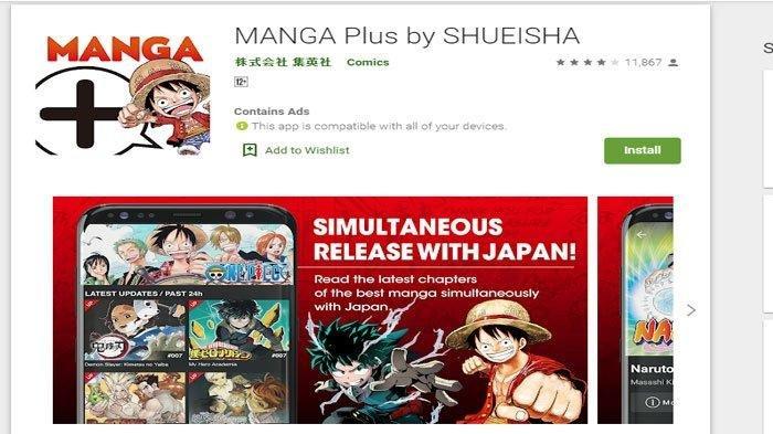 Aplikasi baca manga gratis